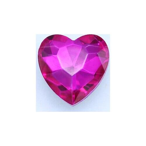 Various Size Rose Heart Shape Hand Craft Pointback Rhinestones Glass DIY Crystal Rhinestone Garment Jewelry Dress Decoration