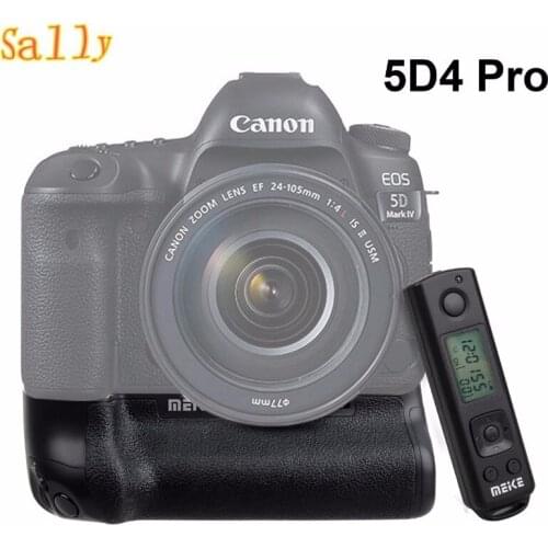 MK-5D4 PRO Battery Grip With 2.4G Wireless Remote fo Canon 5D Mark IV Camera as Canon BG-E20 Compatible for LP-E6 LP-E6N Battery