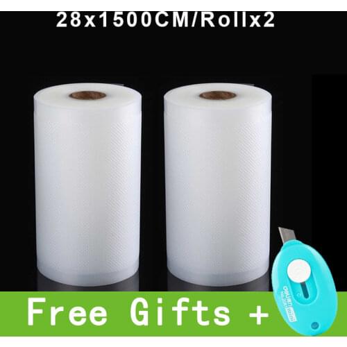 BPA free vacuum Bag Food Vacuum Sealer Packing Bag Vacuum Packer Storage Bags 1 roll 12/15/20/25/28cm*500cm