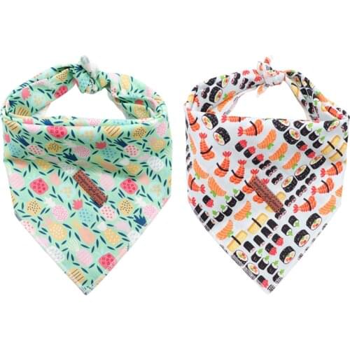 Unique Style Paws Dog & Cat Small Bandana Scarf Adjustable Dog Bandana Christmas Personalized Pet Products
