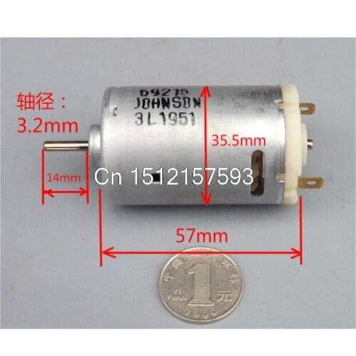 Replacement 21000RPM DC 12V 0.7A Mini Motor for Smart Ships DIY Toys R550 High Power High Speed