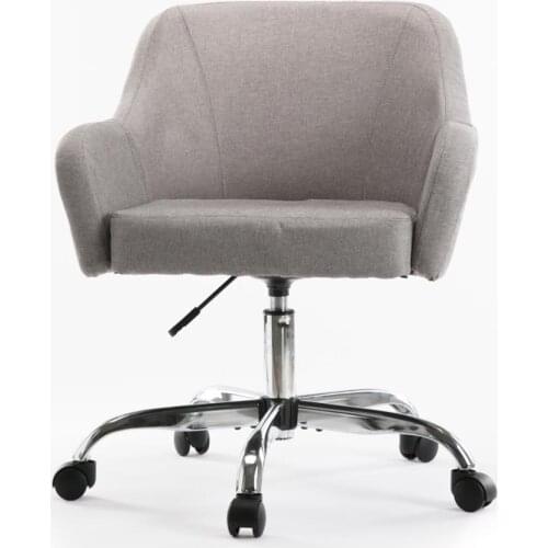 SMUGDESK Home Office Chair Padded Computer Task Chair Adjustable Desk Chair with Swivel Casters for Office Leisure Grey