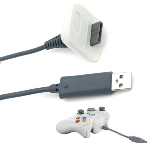 1.5m USB Charging Cable for Xbox 360 Wireless Game Controller Play Charging Charger Cable Cord High Quality Game Accessory New