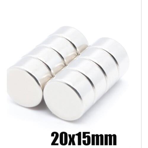 1 pcs 20x15mm N50 Neodymium Magnets Rare Earth Round Supper Strong Grade