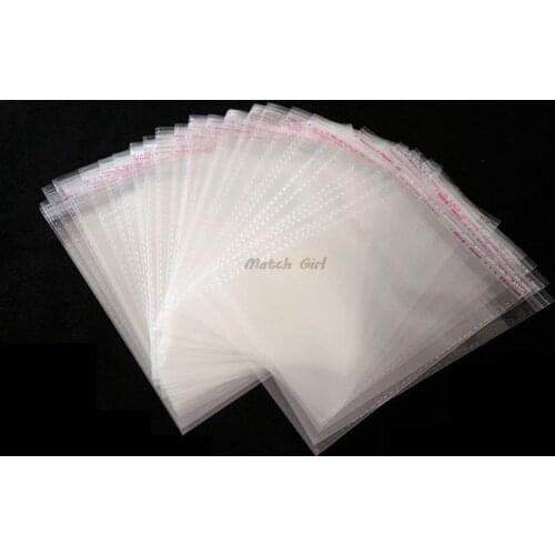 100pcs/lot-21*32cm Clear Resealable OPP Plastic Bag Transparent Self Adhesive Seal Party Favor Packaging Gift Bags