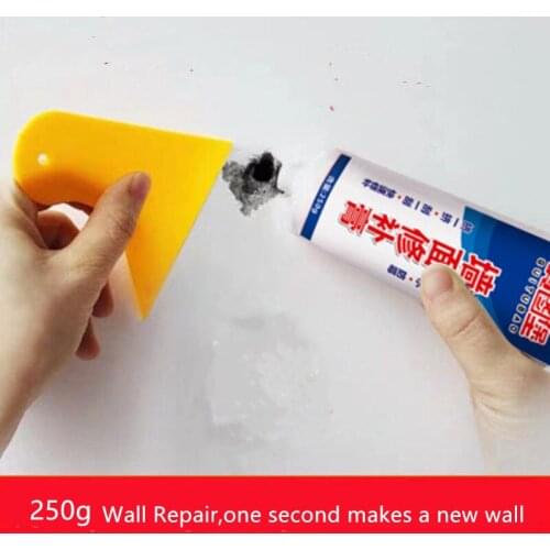 250ml Wall Mending Agent Wall Repair Cream Wall Crack Nail Repair Agent Walls Peeling Graffiti Gap Repair paste With scraper