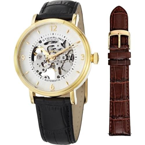 647.SET. 02 Stührling 42mm Automatic Mens Wristwatch