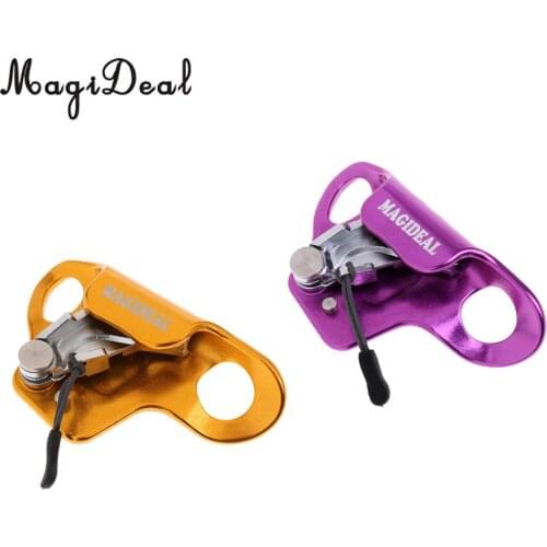 MagiDeal 120KN Aluminum Chest Ascender Fix 8~13mm Rope Rappelling Rock Climbing Equipment Mountaineering Caving Smooth Ascent