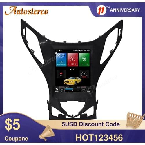 Tesla Screen For Hyundai AZERA Grandeur i55 Android 10.0 Car DVD GPS Navigation Multimedia Player Radio Tape Recorder Head Unit