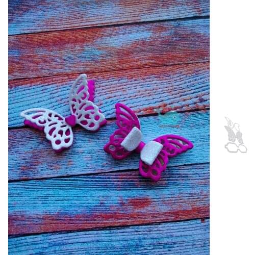 Butterfly Bow Tie Cutting Dies Metal Scrapbooking Stencil for Album Paper DIY Gift Card Decoration Embossing Dies New 2021