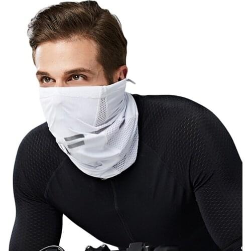 1Pcs Men Women Sports Bandana Scarf Motorcycle Bike Riding Hanging Ear Sun Wind Protection Face Mask Neck Scarves