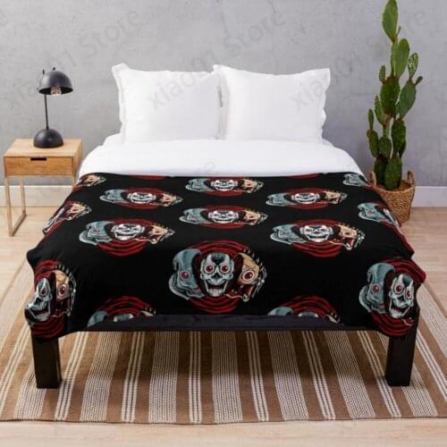 Double slasher Throw Blanket Sherpa Bedspread Blanket Picnic soft Blankets