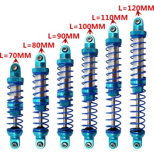 Special offer Metal Shock Absorber 80mm 90mm 100mm 110mm 120mm For 1/10 RC Car Parts Truck Crawler Axial SCX10 TRX4 D90