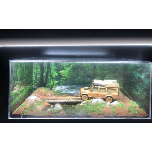 FTR 1:64 Mountain forest scene Background Assembly Model