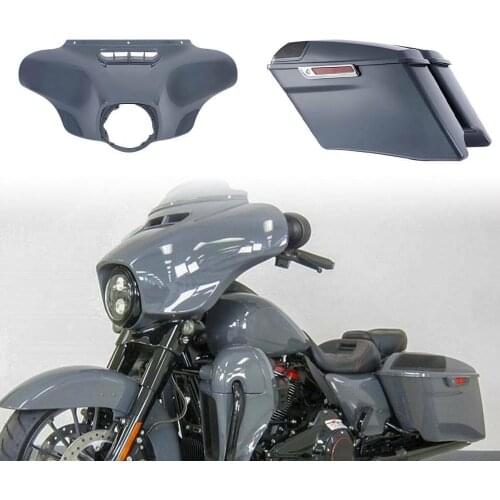 Motorcycle Saddlebags & Outer Fairing For Harley Touring Street Electra Glide Ultra Classic CVO 2014-2020 2019 2018