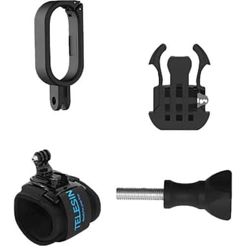 TELESIN Frame Set for Instar 360 GO2 Camera with Wrist Strap for Sports Vlog Shot Live Broadcast