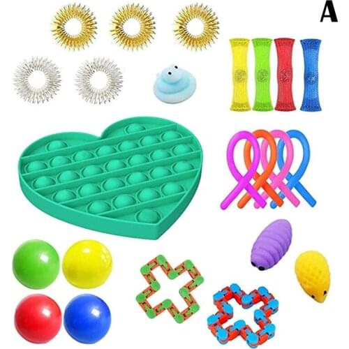 Sensory Toys Set Fidget Toys for Kids and Adults Relieves Stress Special Need Toys Assortment for Birthday Party Favors