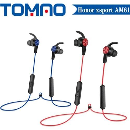 Original Honor xsport AM61Wireless Earphone with Mic Bluetooth In-Ear Wireless Earphone Magnetic Design for Xiaomi Huawei