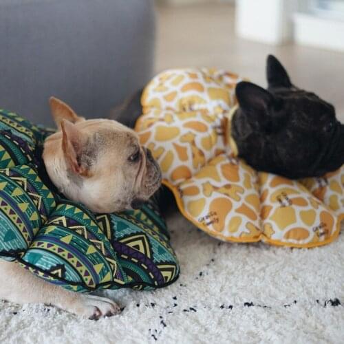 Pet Cat Collar Elizabeth Circle Wound Healing Anti Bite Sun Flower Collar Soft Comfortable Pet Cat Dog Care Supplies