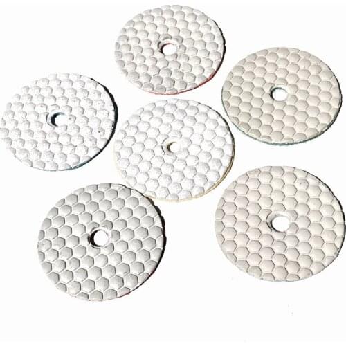 Free shipping 6PCS/SET 0# 1# 2# 3# 4# 5# 3"(80mm) self adhere diamond masonry dry polishing pad for dry polishing marble granite