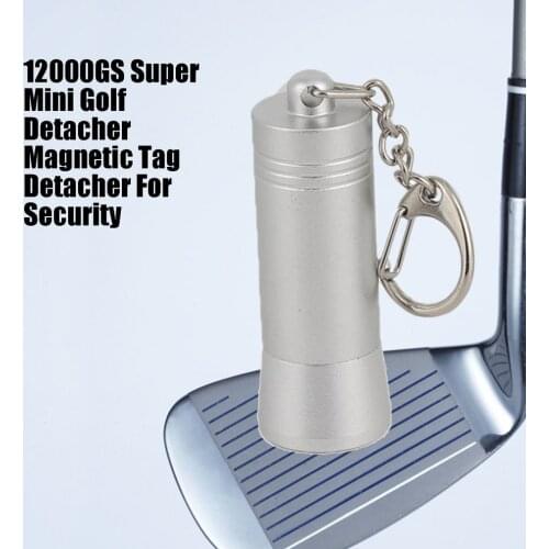 12000GS Super Mini Golf Detacher Magnetic Tag Detacher For Security Tag Hook Golf Detacher Tag Remover Portable Opener Unlock