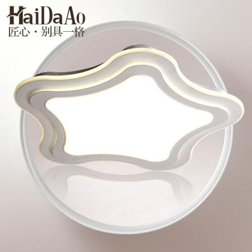 Nordic decorative ceiling lights k9 crystal ceiling lights Living Room Bedside Aluminum hallway lamp LED ceiling lamp