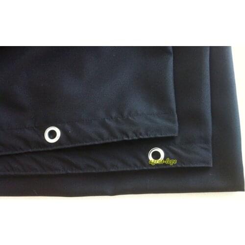 3.6x3.6m 12'x12' 12x12 Black Blending Reflector Fabrics Medium-Thickness Light Black Out Background Cloth for Film Photographic