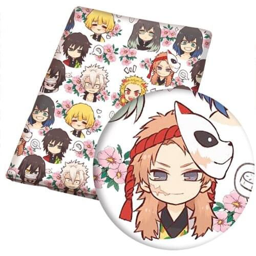 DIY 50*145CM flower pattern Polyester cotton Fabric Patchwor Printed for Tissue Kids Home Textile for Sewing Doll Dress Curtain