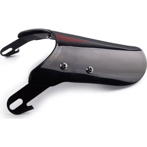 Universal Motorcycle Smoked Windshield Windscreen Suit 5-7" Round Headlight Accessories