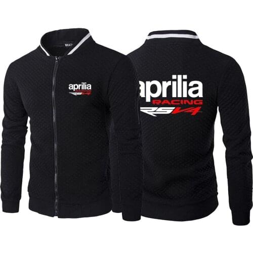 Spring And Autumn Aprilia Racing RSV4 Hoodies Sweatshirt Patchwork Hoody Fleece Tracksuit Male Hooded Zipper Sportswear