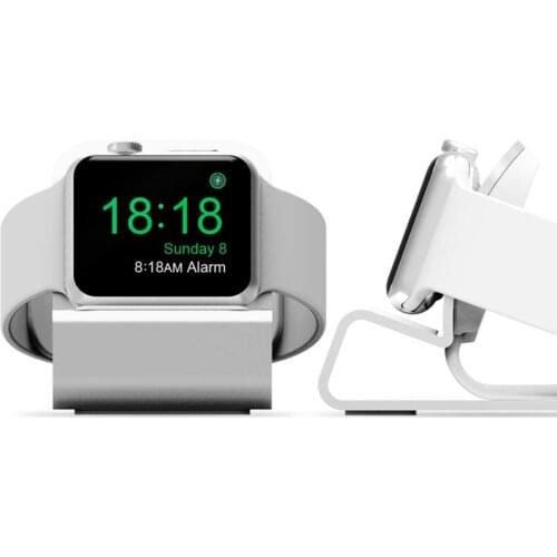 Charger station for apple watch 6 5 SE 4 3 2 stand Nightstand keeper holder Aluminum home charging dock for iWatch 44 42 40 38mm
