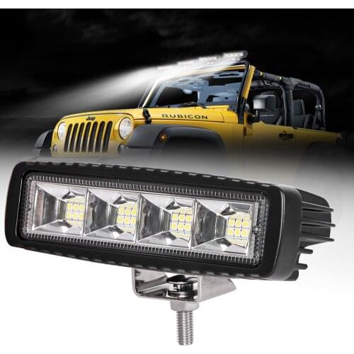 1/2 PCS Work Light 36W Combo Beam LED Bar 12V 24V Truck LED Work Bar For LADA UAZ Hunter 4x4 Off-road JEEP Ford SUV Accessories