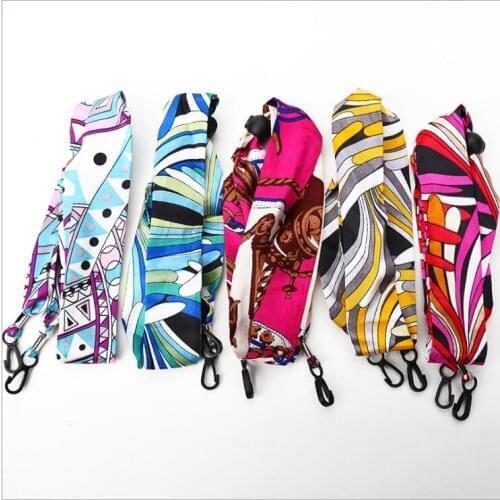 300pcs Scarf Ribbon Neck Strap Lanyards for keys ID Card Gym Mobile Phone Straps USB badge holder DIY Hang Rope Lariat Lanyard