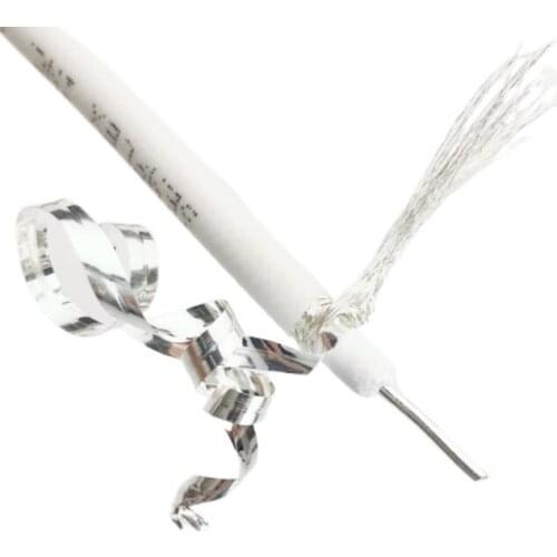 Audiophile ADC91 Copper Silver Cable for DIY Audio Coaxial Cable (sell Per 1.0M)