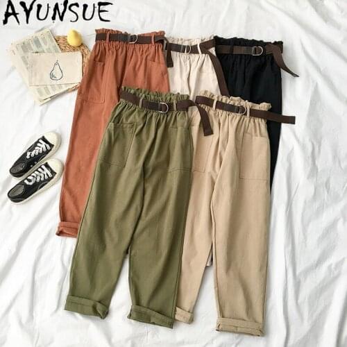 Женские брюки капри AYUNSUE China At AliExpress