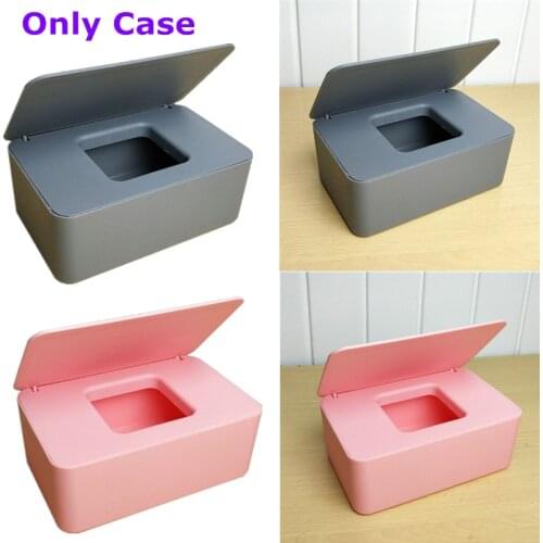 Baby Wet Wipes Dispenser Holder Case with Lid for Home Office Store Dustproof Tissue Storage Box