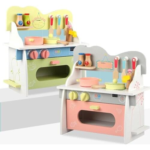 Early Education Wooden KitchenToys Simulation Kitchen Utensils Toys Color Educational Toys Parent-child Interaction Pretend Play