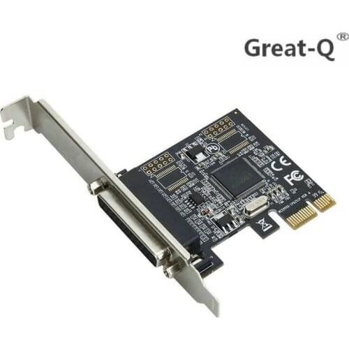 Great-Q Industrial PCIe Parallel IEEE 1284 Controller riser card PCI express to DB25 printer LPT Expension adapter