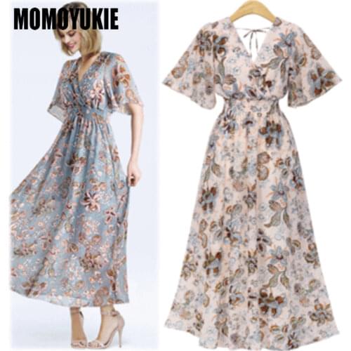 Momoyukie Summer Dresses With Sleeves