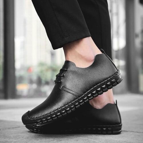 New fashion leather zapatos Sneaker de spring black Mens zapatillas causal shoes sapatos casuales hot informales mens para 2020