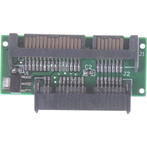 New 1.8 Inch Micro SATA HDD SSD 3.3V to 2.5 Inch 22PIN SATA 5V Adapter