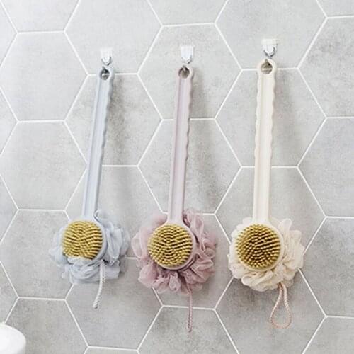 Dry Skin Body Soft Natural Bristle the SPA the Brush Wooden Bath Shower Bristle Brush SPA Body Brush with Long Handle