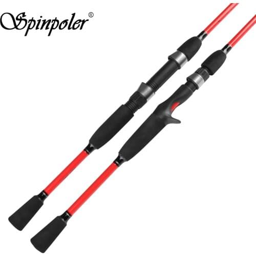 Spinpoler 2 sections carbon fiber spinning/casting fishing rod M power medium action fishing poles bass carp sea fishing rod