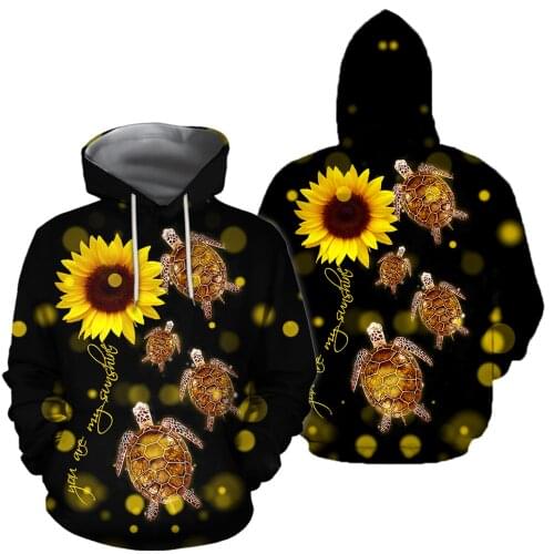 3D Hoodie Amazing Polynesian Turtle With Plumeria Flowers For Men/Women Sweatshirt Spring Casual Pullover Zipper Streetwear