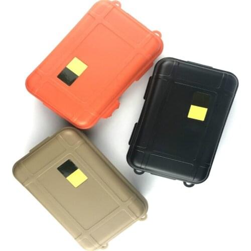 Outdoor Shockproof Waterproof Boxes Survival Airtight Case Holder For Storage Matches Small Tools EDC Travel Sealed Containers