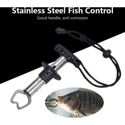 Stainless Steel Thickened Fish Pliers Control Device Comes With Missed Rope Fish Catcher Lu Ya / Sea Fishing Fish Catch Pliers
