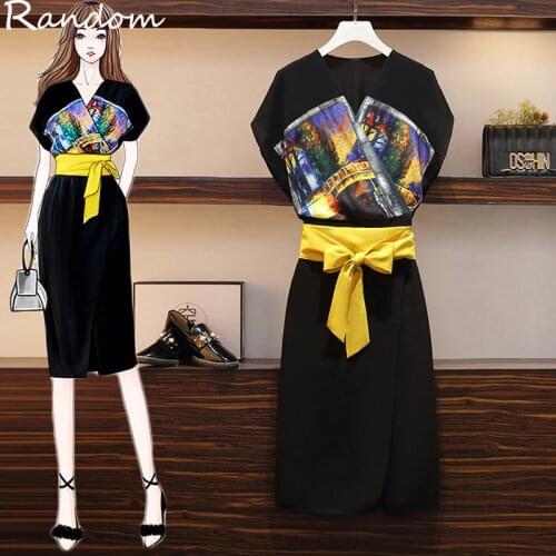 Черные летние платья XING WEI SI China At AliExpress