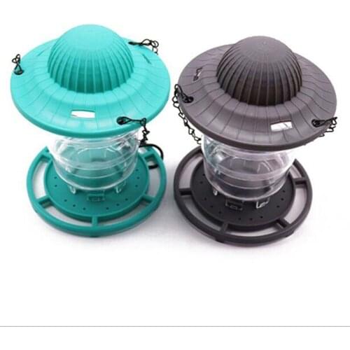 1 Pcs Outdoor Wild Bird Feeder Hanging Bird Feeders Food Container Hanging Waterproof Gazebo Bird Feeder For Garden Decoration