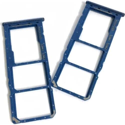 10pcs New For Samsung Galaxy A20 A30 A50 A305F A505F A305 A505 Sim Card Tray SD Card Reader Socket Slot Holder Replacement Part