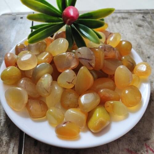 100-300g Natural quartz gravel agate tumbled stone for Home decoration